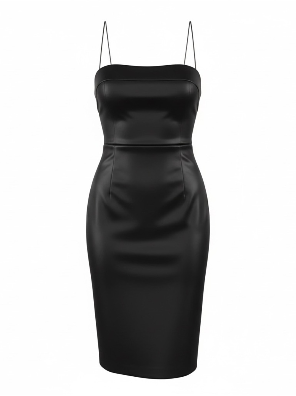 Donna Morgan Sleek Black Cocktail Dress Size 12